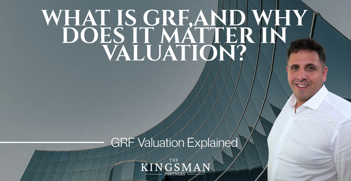 What is GRF (Gross Recurring Fees) and why does it matter in valuation?